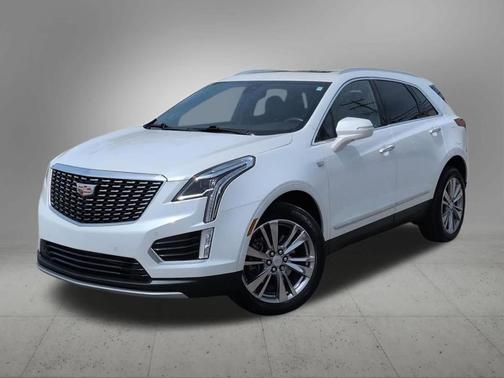 Crystal White Tri-Coat 2023 Cadillac XT5 Premium Luxury