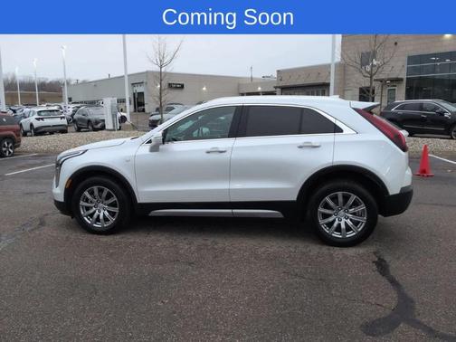 Crystal White Tri-Coat 2023 Cadillac XT4 Premium Luxury