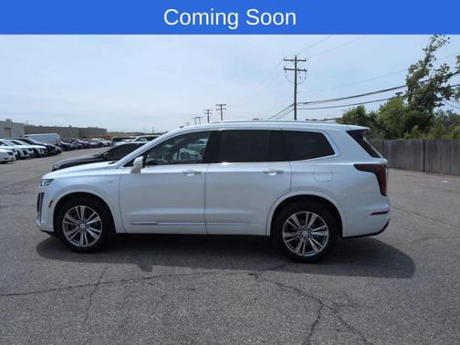 Crystal White Tri-Coat 2024 Cadillac XT6 Premium Luxury AWD