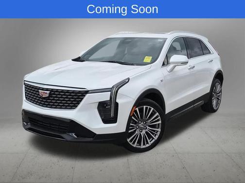 Crystal White Tri-Coat 2024 Cadillac XT4 Premium Luxury