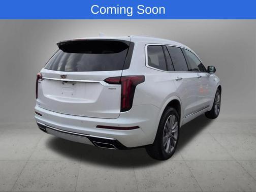Crystal White Tri-Coat 2023 Cadillac XT6 Premium Luxury AWD