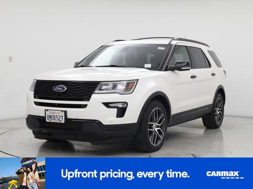 White 2019 Ford Explorer Sport