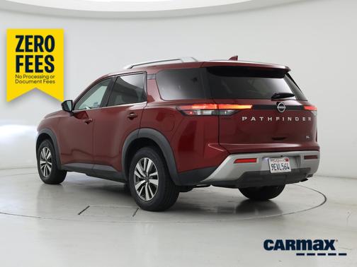 Red 2023 Nissan Pathfinder SL