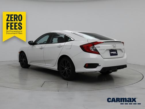 White 2020 Honda Civic Sport