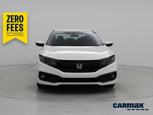 White 2020 Honda Civic Sport