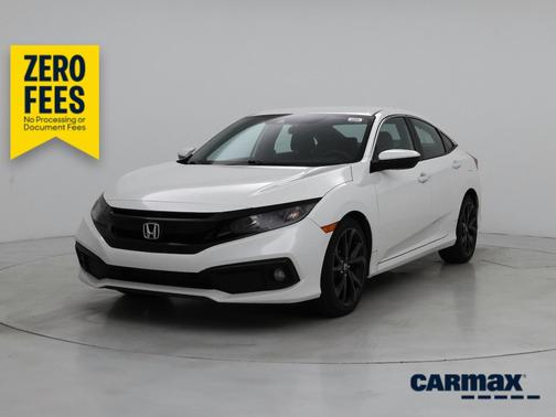 White 2020 Honda Civic Sport
