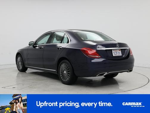 Blue 2015 Mercedes-Benz C-Class