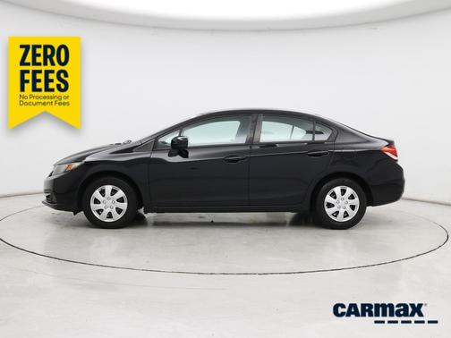 Black 2015 Honda Civic LX