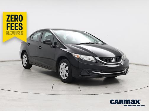 Black 2015 Honda Civic LX