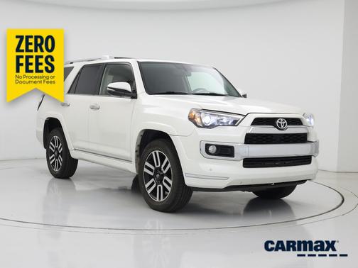 White 2019 Toyota 4Runner Limited