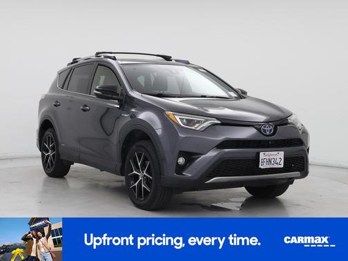 Gray 2018 Toyota RAV4 Hybrid SE