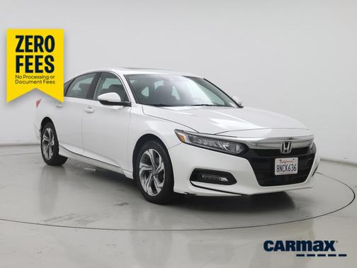 White 2020 Honda Accord EX-L