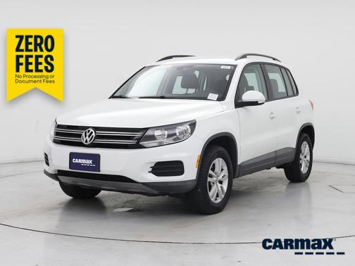 White 2016 Volkswagen Tiguan S