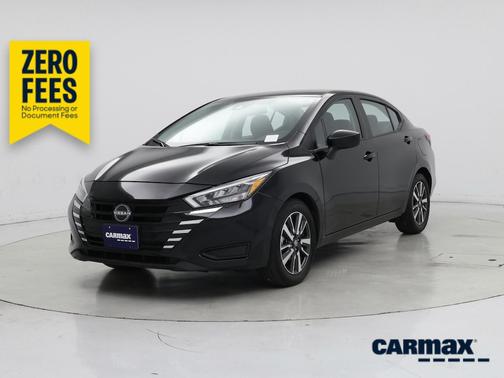 Black 2025 Nissan Versa SV