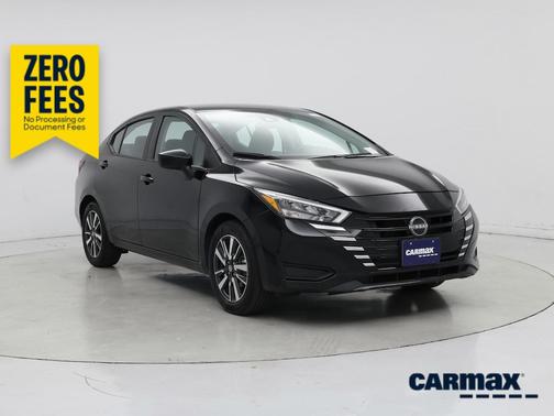 Black 2025 Nissan Versa SV