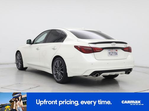 White 2023 INFINITI Q50 Red Sport 400
