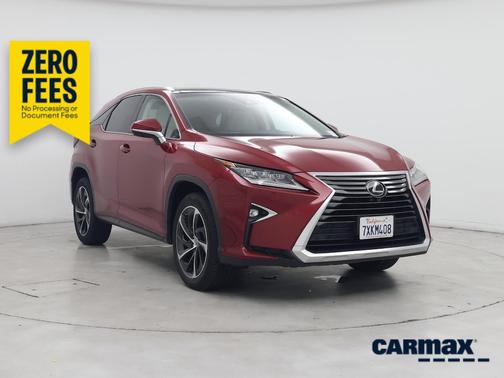 Red 2017 Lexus RX 350