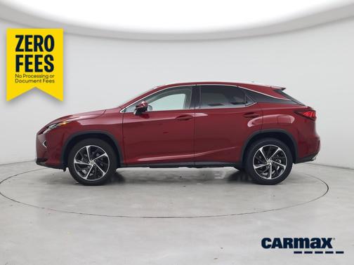 Red 2017 Lexus RX 350