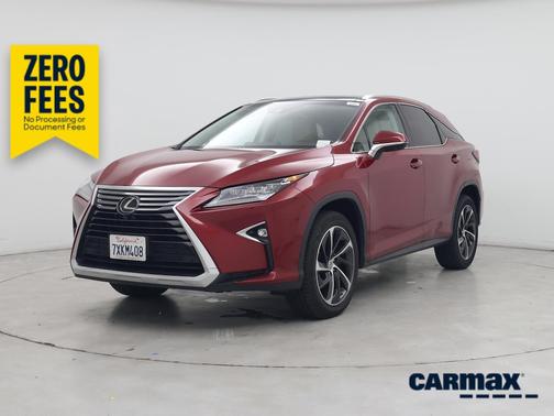 Red 2017 Lexus RX 350