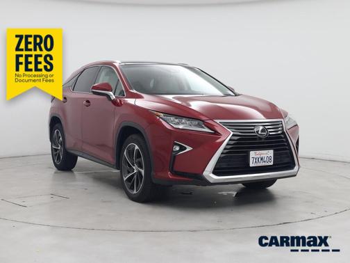 Red 2017 Lexus RX 350