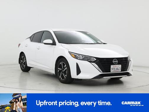 White 2025 Nissan Sentra SV