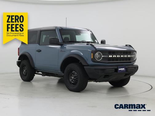 Blue 2022 Ford Bronco