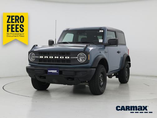 Blue 2022 Ford Bronco