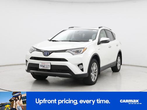 White 2017 Toyota RAV4 Hybrid Limited