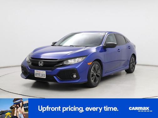 Blue 2018 Honda Civic EX-L