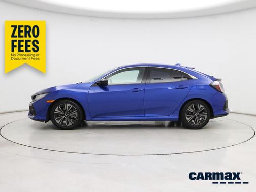 Blue 2018 Honda Civic EX-L