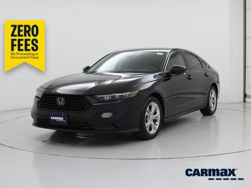 Black 2023 Honda Accord LX
