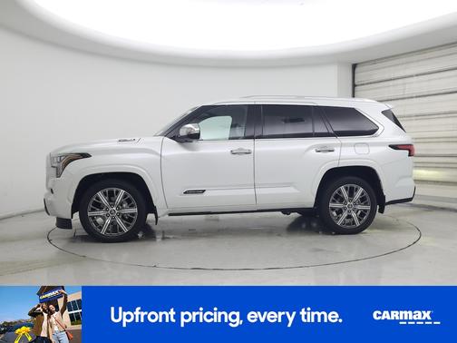 White 2023 Toyota Sequoia Capstone