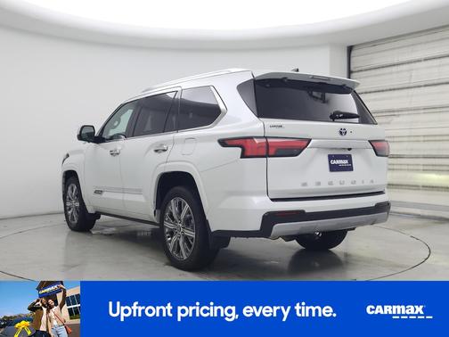White 2023 Toyota Sequoia Capstone