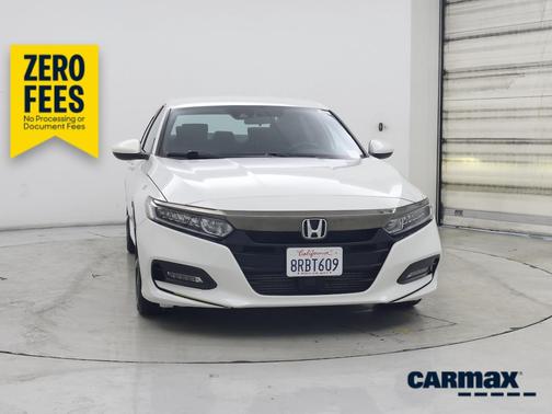 White 2019 Honda Accord Sport