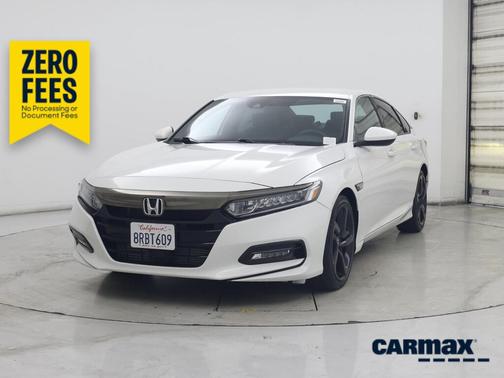 White 2019 Honda Accord Sport