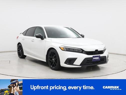White 2022 Honda Civic Sport