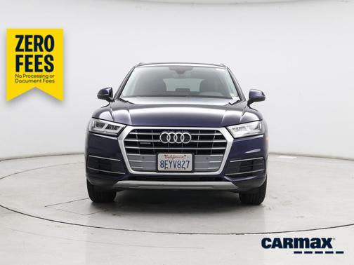 Blue 2018 Audi Q5 Premium Plus