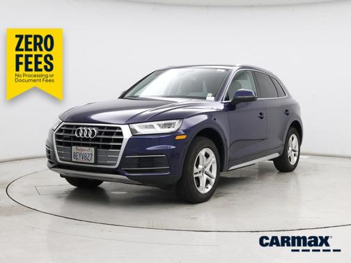 Blue 2018 Audi Q5 Premium Plus