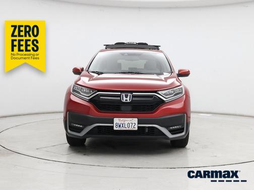 Red 2021 Honda CR-V Hybrid EX-L