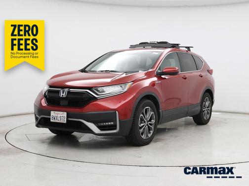 Red 2021 Honda CR-V Hybrid EX-L