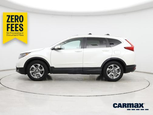 White 2018 Honda CR-V EX-L