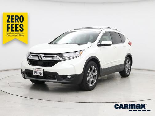 White 2018 Honda CR-V EX-L