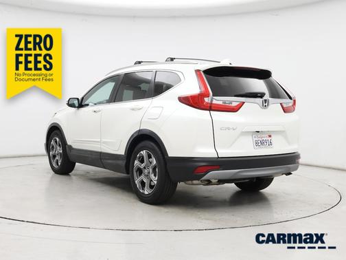 White 2018 Honda CR-V EX-L