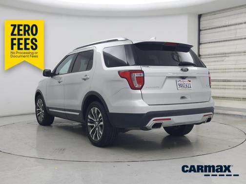 Silver 2017 Ford Explorer Platinum