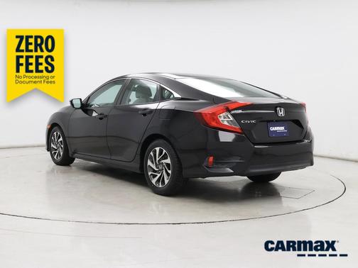 Black 2016 Honda Civic EX