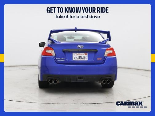 Blue 2020 Subaru WRX STI