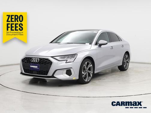 Gray 2022 Audi A3 Premium