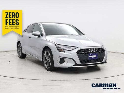 Gray 2022 Audi A3 Premium