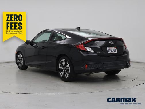 Black 2018 Honda Civic EX-L