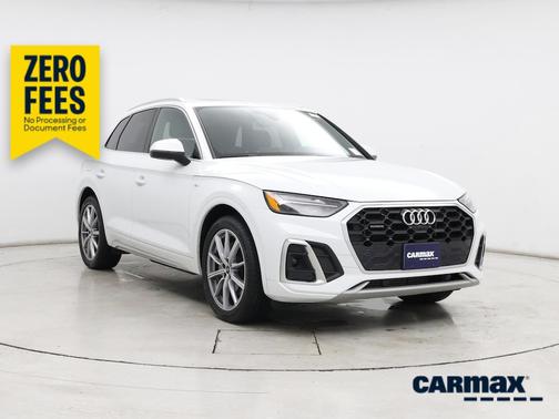 White 2021 Audi Q5 e Premium Plus